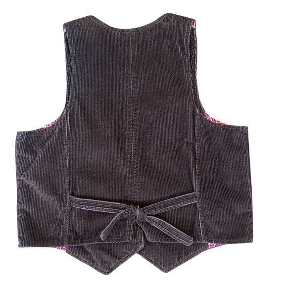 Old Navy Corduroy Vest Waistcoat Button Up V-Neck Sz XL #163K - Picture 5 of 8